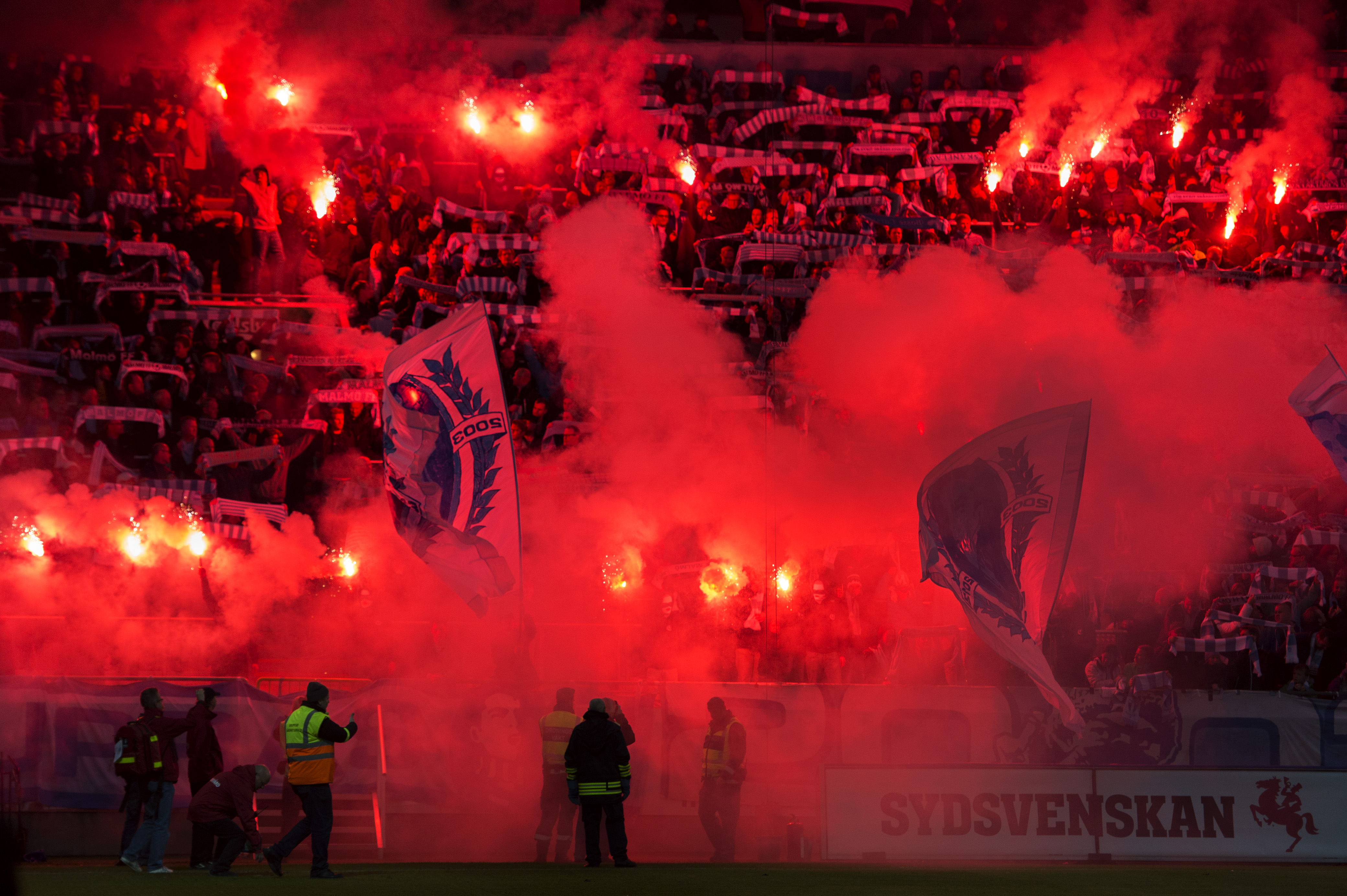 Malmö FF:s supportrar har haft ett bra år – men de når inte en topplacering. De får nöja sig med en fjärdeplacering. 