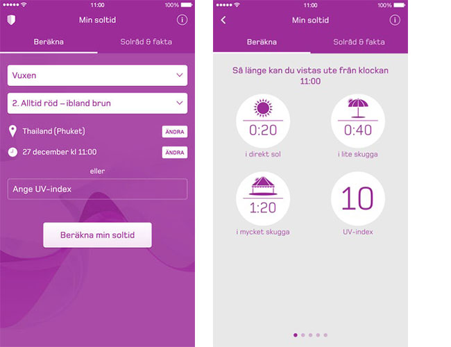 Appen Min soltid Appen Min soltid