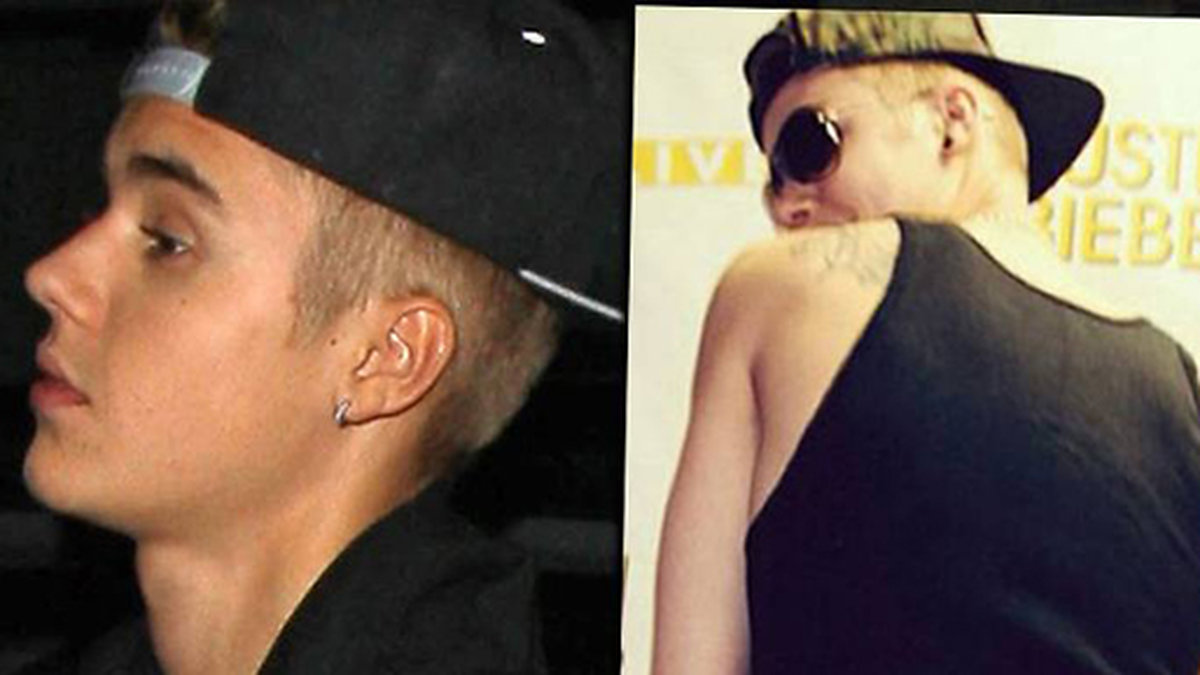 Justin Bieber la även upp en bild där han visade rumpan för omvärlden, men han raderade sedan bilden. 