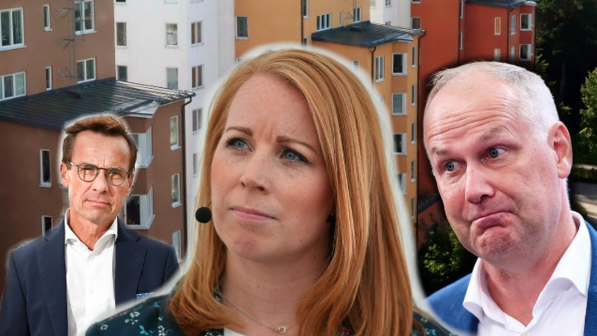 Annie Lööf, Ulf Kristersson och Jonas Sjöstedt kampanjar för fullt inför valet 9 september.