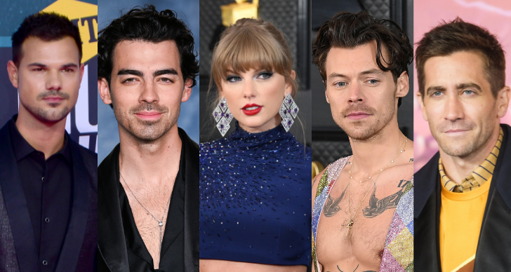 Harry Styles, Taylor Swift, Joe Jonas, John Mayer, Jake Gyllenhaal, Taylor Lautner, Calvin Harris