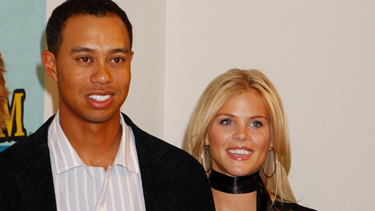 Lyckligare tider. Tiger Woods och Elin Nordegren år 2003. 