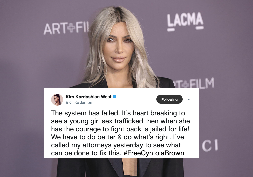 Kim Kardashian har involverat sig i Cyntoia Browns öde och vill att hennes advokater ska kolla närmre på saken. Kim Kardashian har involverat sig i Cyntoia Browns öde och vill att hennes advokater ska kolla närmre på saken.