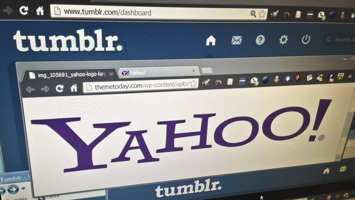 Yahoo hade strax över 196 miljoner besökare.