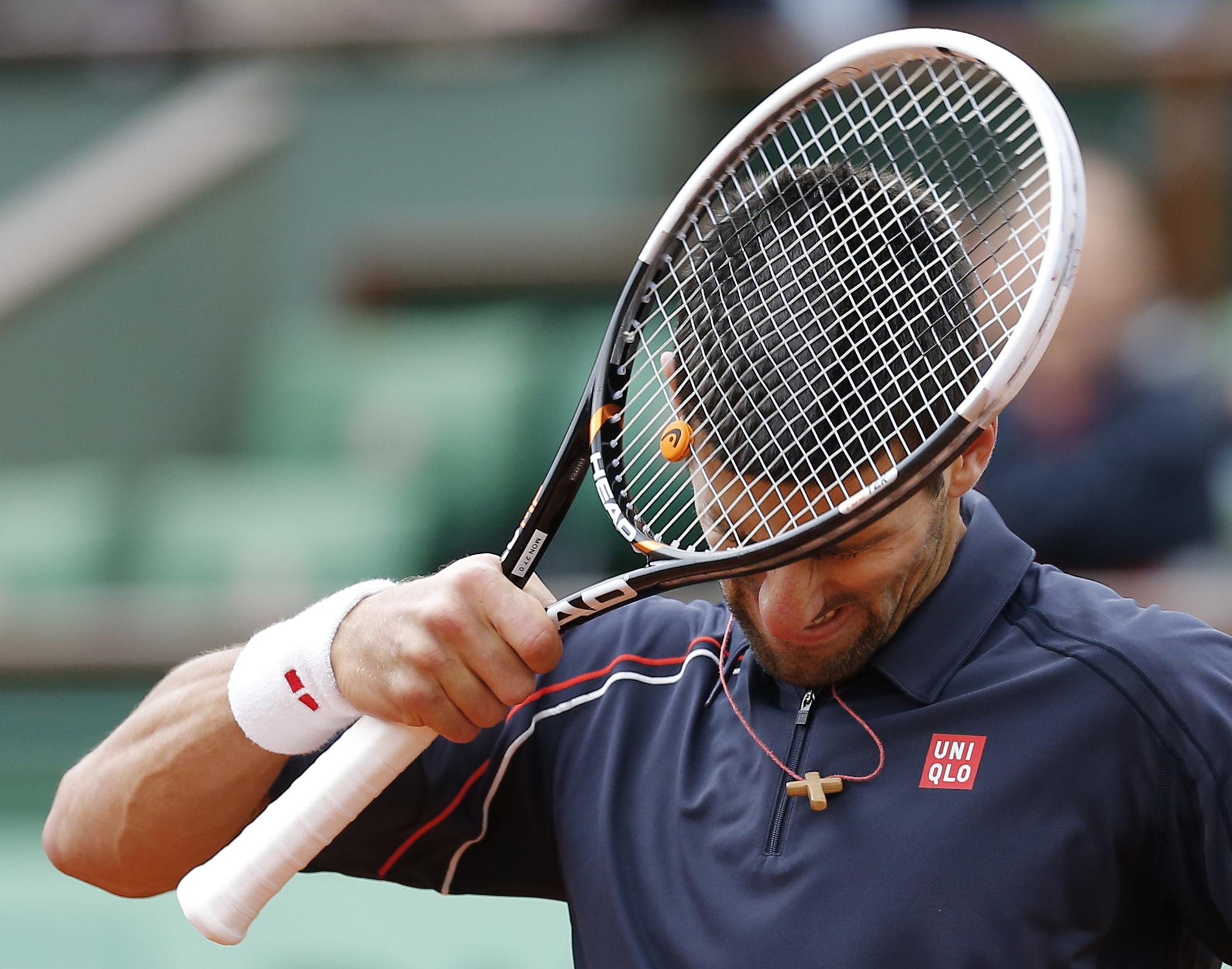 Djokovic missade sin chans att ta fjärde raka Grand Slam-titeln. Djokovic missade sin chans att ta fjärde raka Grand Slam-titeln.