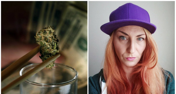 Nelly Mathilda Fredlund, Droger, Cannabis, Debatt