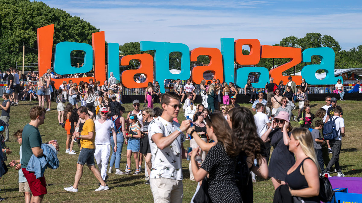 Den 29 juni inleds årets upplaga av Lollapalooza på Gärdet i Stockholm. Förra året lockade festivalen 70 000 besökare. Arkivbild.