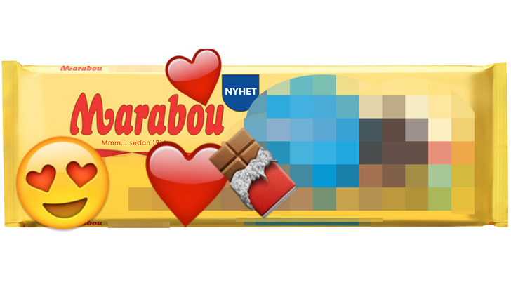 Mat, marabou, Marabou ny smak, Choklad