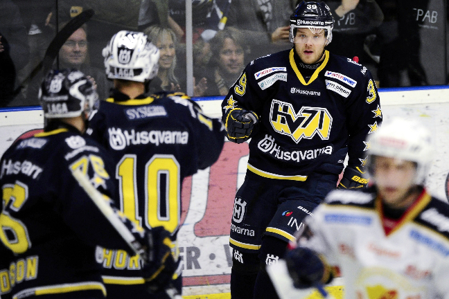 HV71 segrade mot Djurgården.