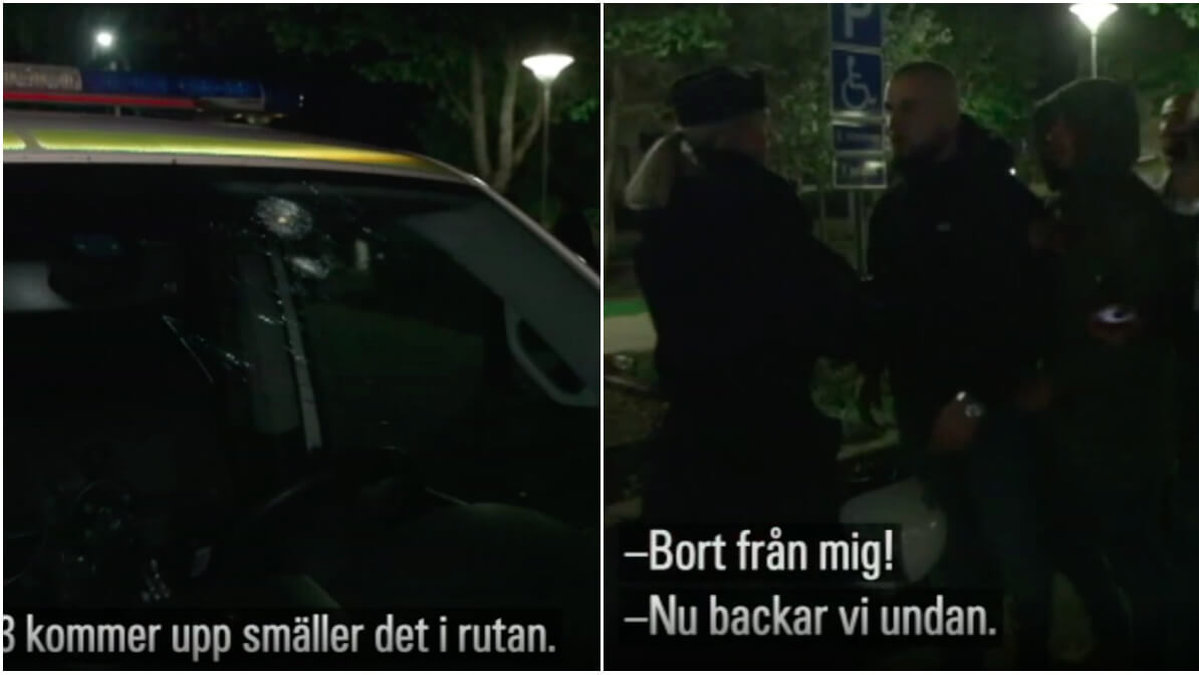 SVT:s Agenda visar hur polisen stöter samman med ungdomsgäng i Oxhagen i Örebro.