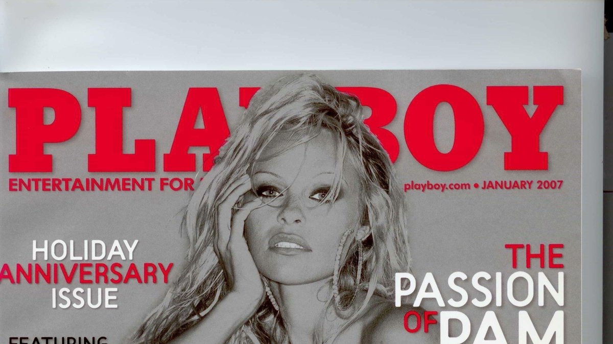 Pamela har prytt omslaget till Playboy 13 gånger. Här 2007.