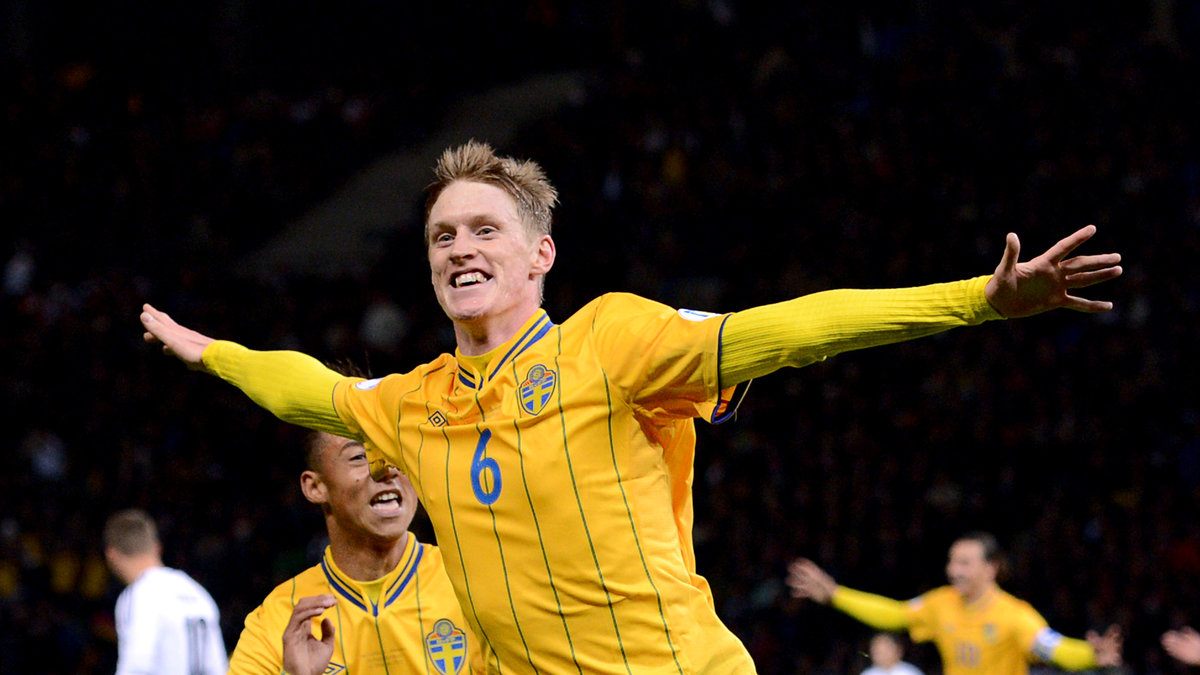 Han som gjorde Sveriges 4–4-mål i den klassiska vändningen mot Tyskland i VM-kvalet. 