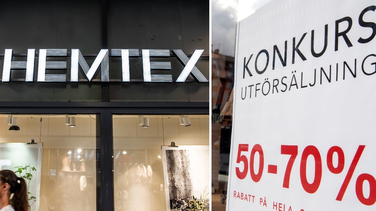 En Hemtex-butik har ansökt om konkurs. Genrebilder.