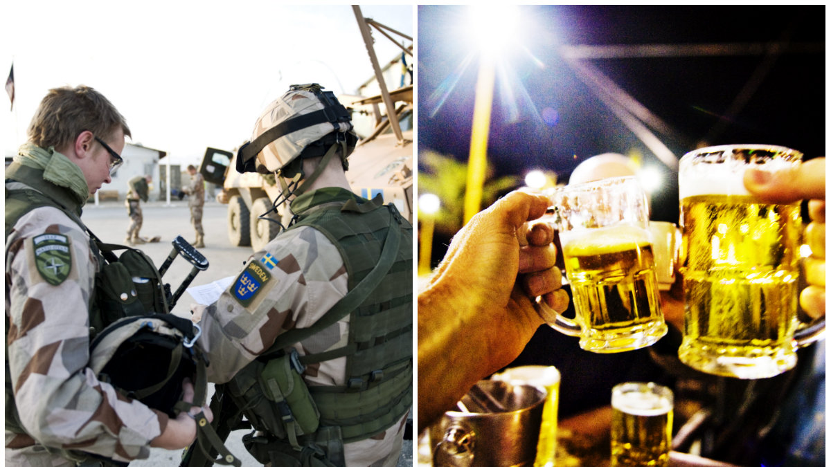 Enligt förbandschefen var soldaten skyldig att känna till bestämmelsen om ölförbudet.