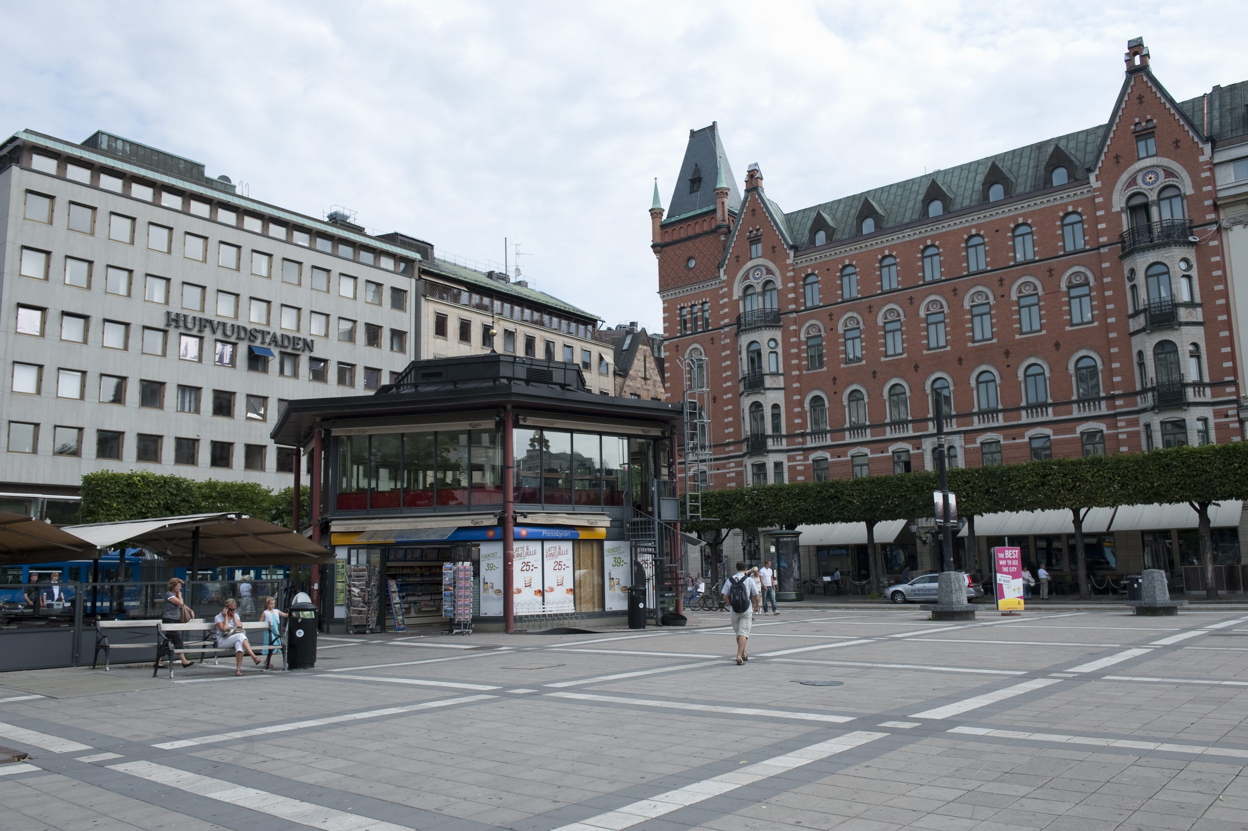 En av de platser i stockholm som flest brott begås enligt statistik.
