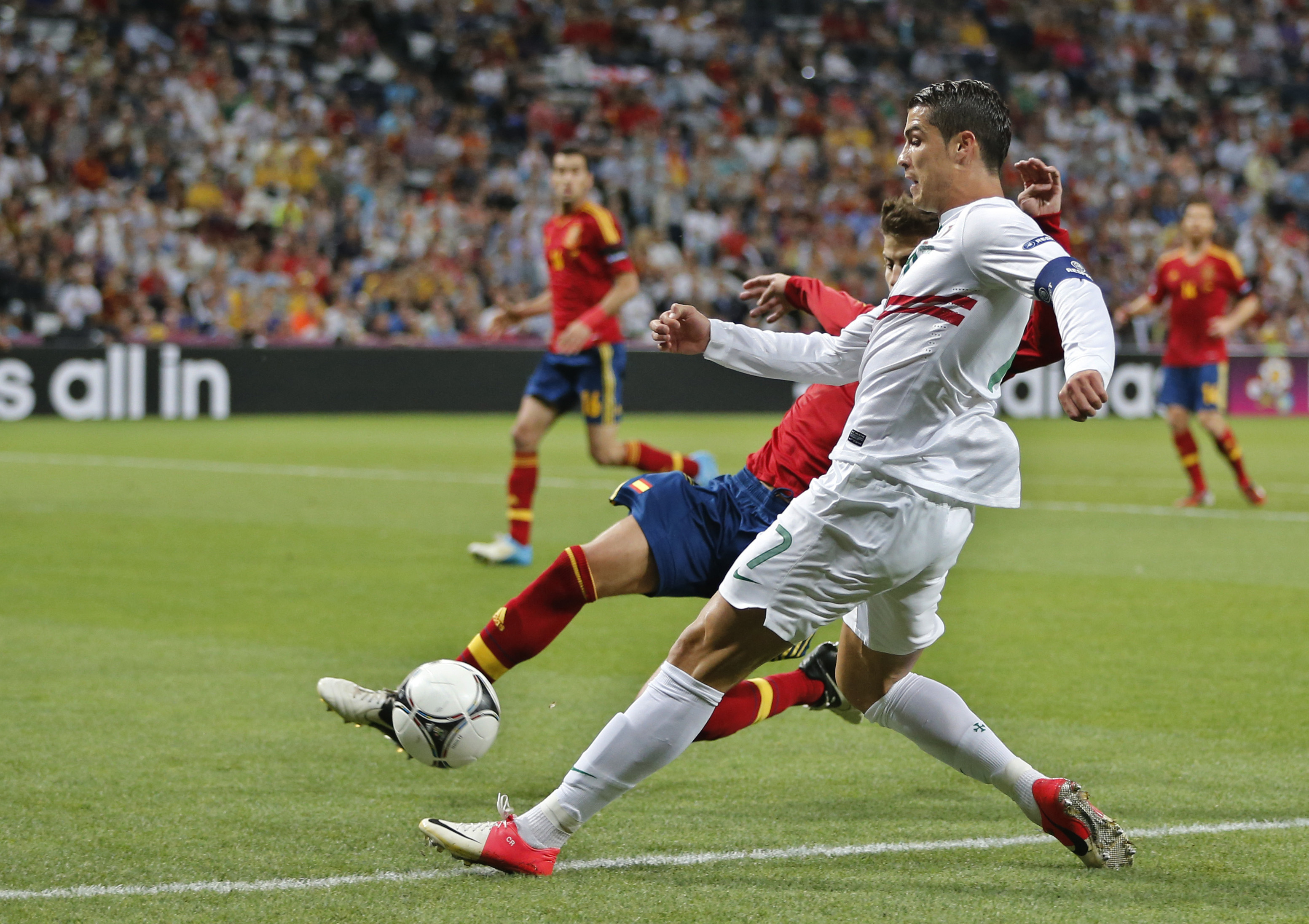Ronaldo orskade stora problem för den portugiska backlinjen.