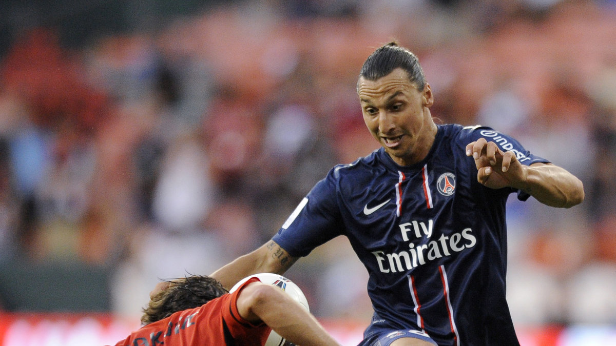 Det var Zlatans första match för PSG efter bara fyra träningspass. 