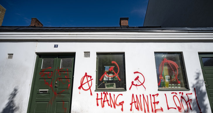 Annie Lööf, Centerpartiet, Vandalisering
