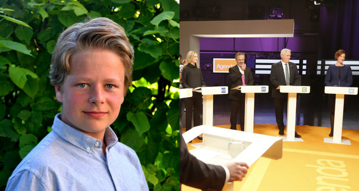 Leo Gerden, Debatt, Partiledardebatt, Sverigedemokraterna, Centerpartiet, Alliansen, Centerpartiets ungdomsförbund