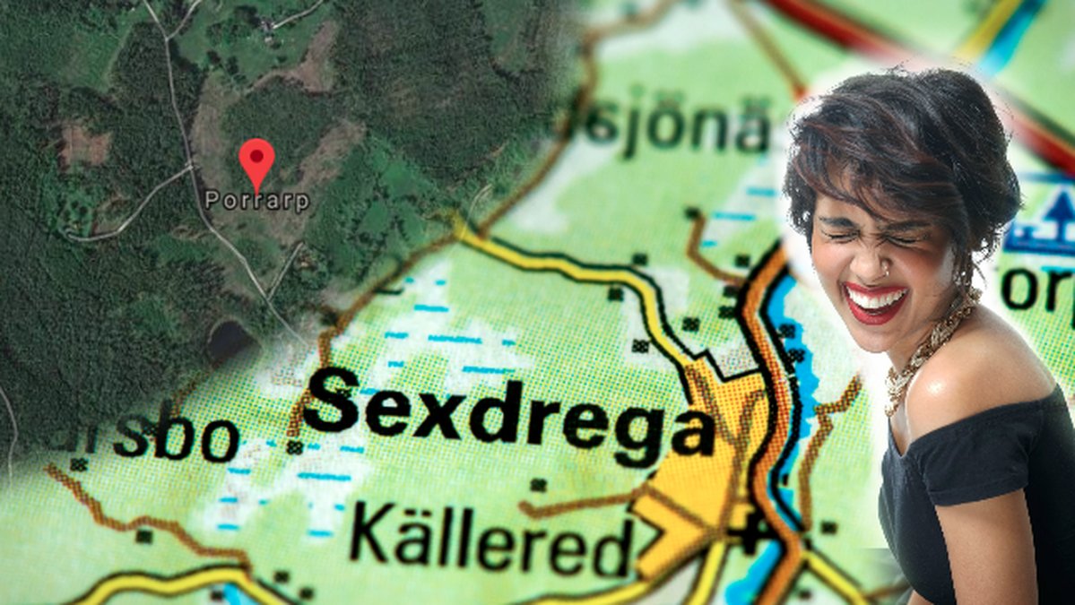 Man kan hitta många roliga ortnamn med hjälp av Google Maps