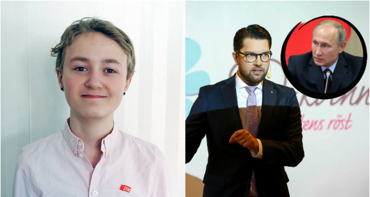 Sverigedemokraterna, Debatt, Sebastian Rasmusson, Riksdagsvalet 2018, Ryssland