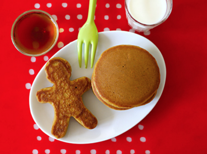 Vi börjar med en pepparkakspannkaka! Vi börjar med en pepparkakspannkaka!