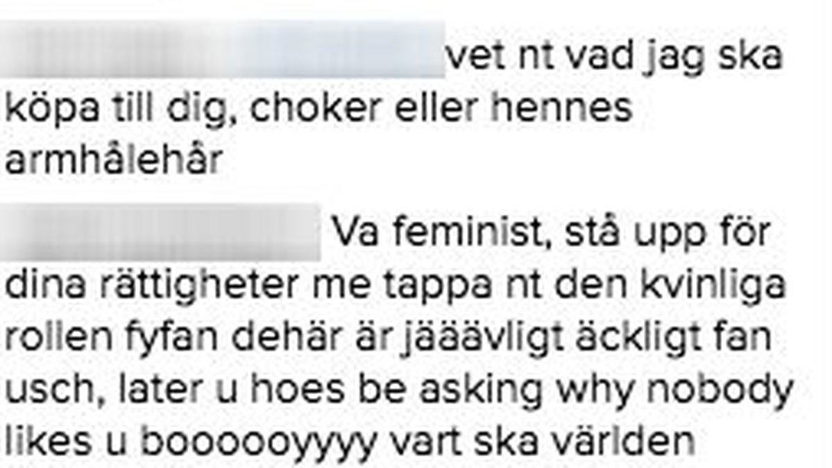 En representant från företaget säger till Nyheter24 att alla som har skrivit hatiska kommentarer blockeras från deras Instagramsida.