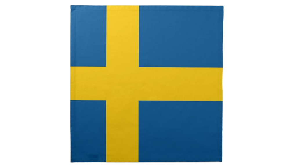 Svenska flaggan servetter Svenska flaggan servetter