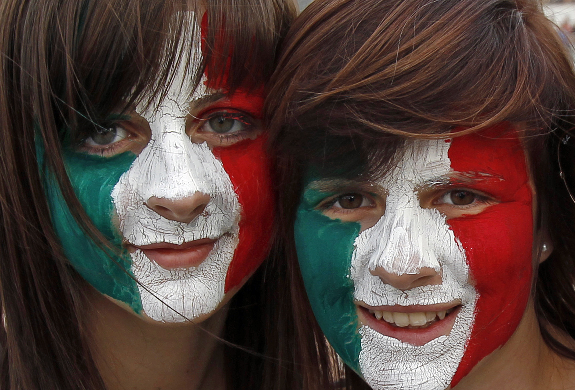 De italienska fansen var taggade – och fick glädjas åt en EM-finalplats