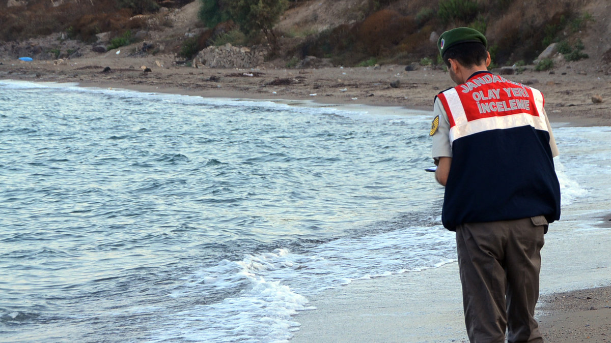 Den chockerande bilden på Aylan Kurdi.