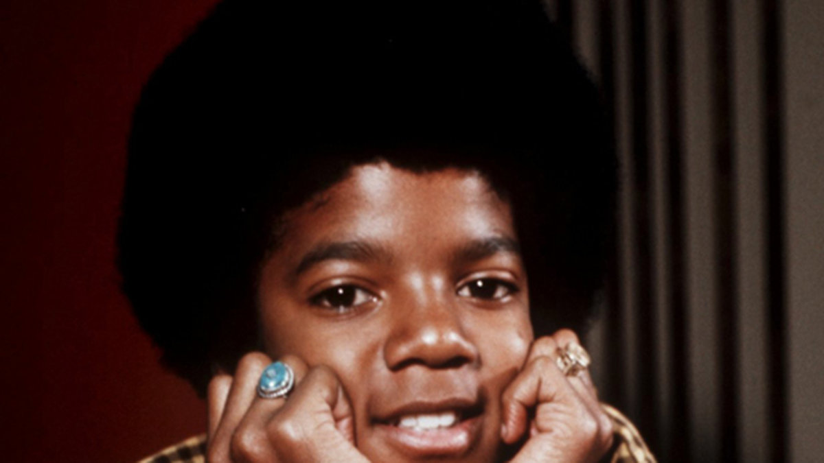 Michael Jackson som liten när han var med i gruppen Jackson Five.