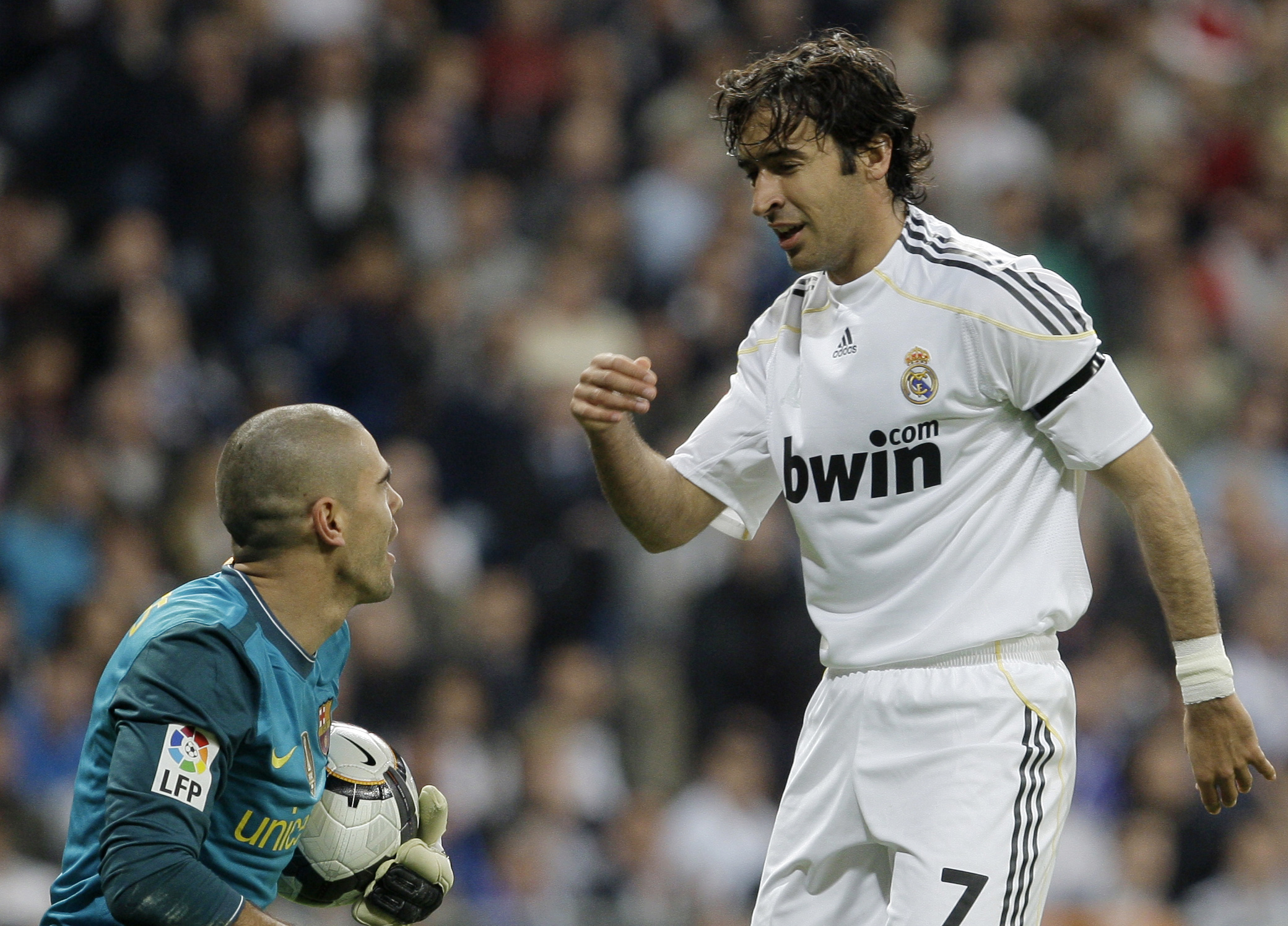 Raúl under sin tid i Real Madrid.
