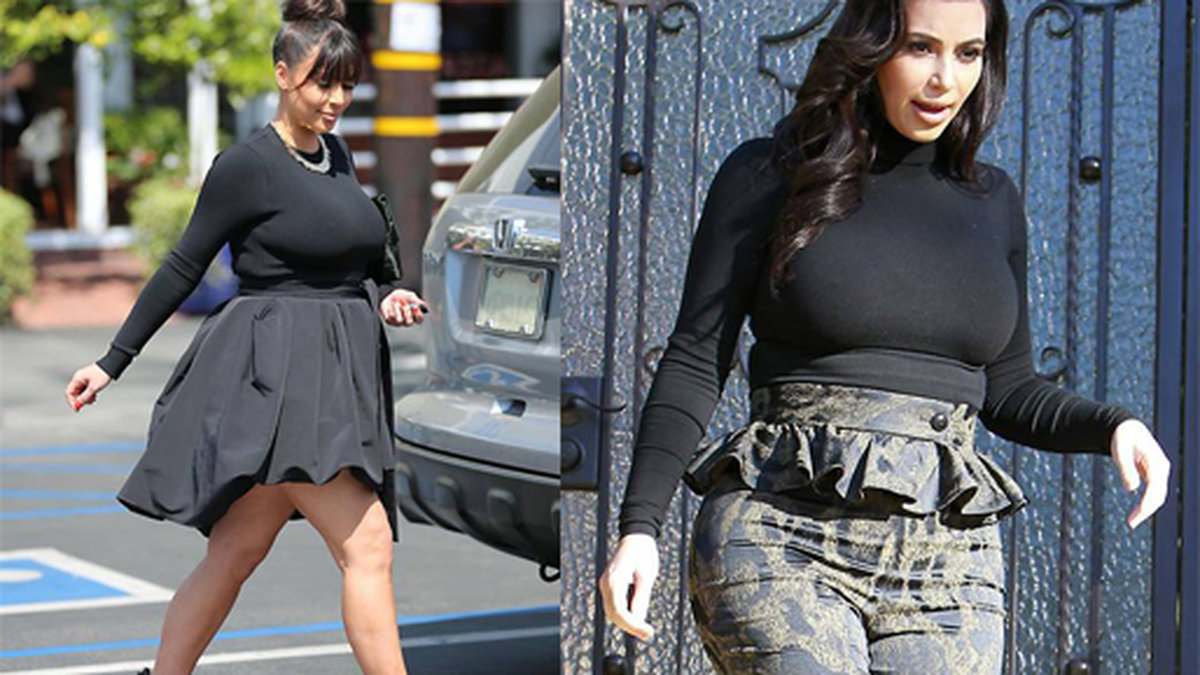 Kim Kardashians klädstil är minst sagt speciell. 