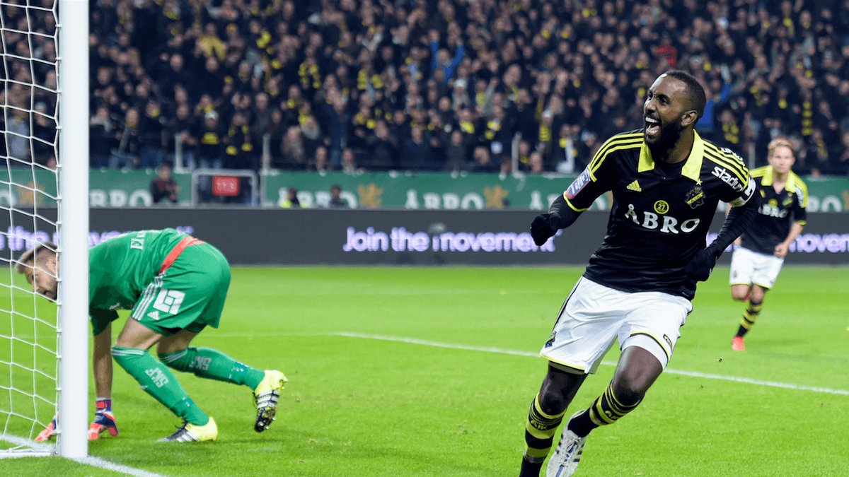 AIK:s Henok Goitom gjorde matchens första mål.