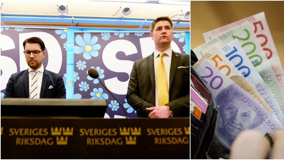 Under onsdagen presenterar Sverigedemokraterna sin vårbudget. Ett förslag är att ta bort skatten för alla som har låg lön. 