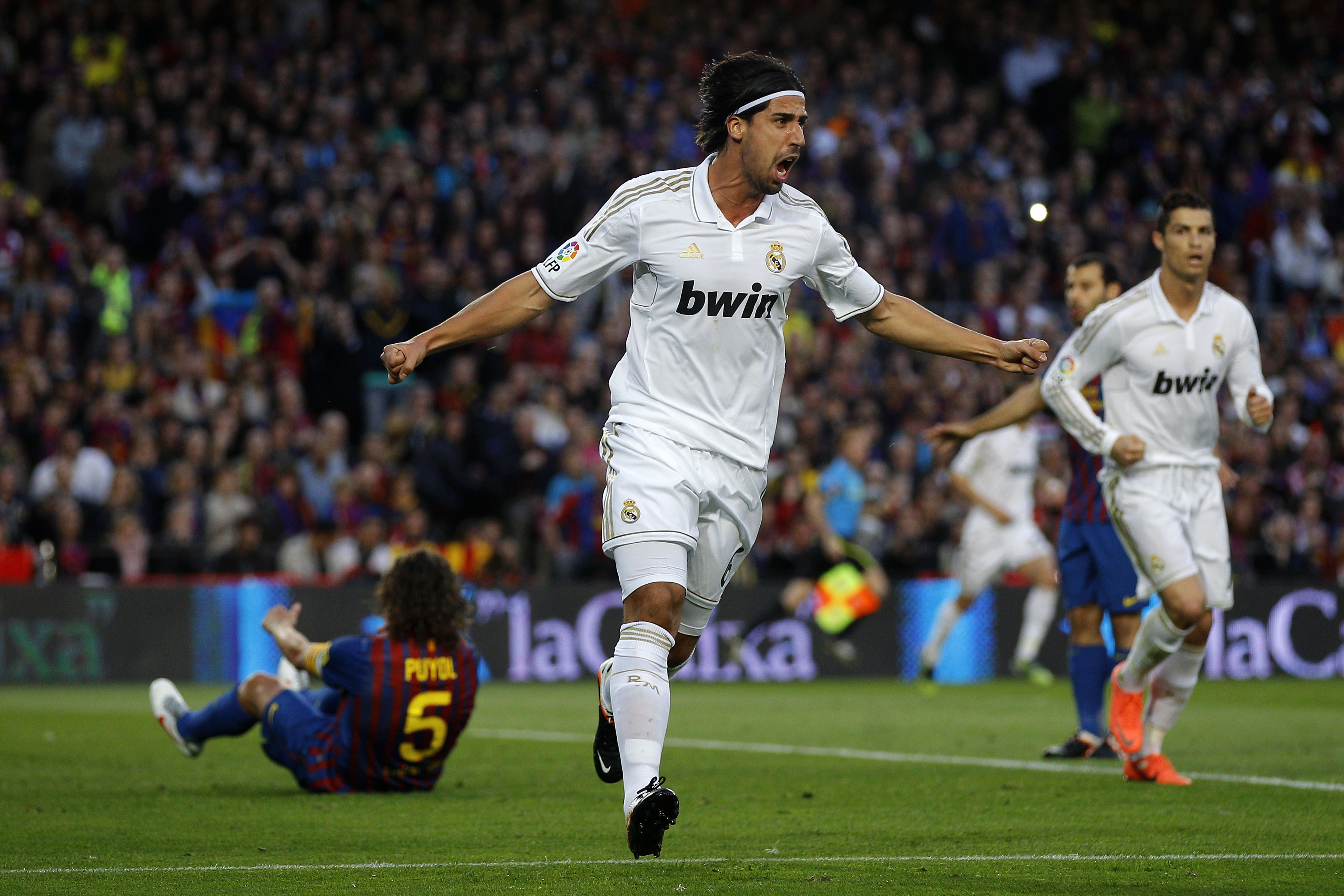 Sami Khedira öppnade målskyttet efter dryga kvarten. Sami Khedira öppnade målskyttet efter dryga kvarten.