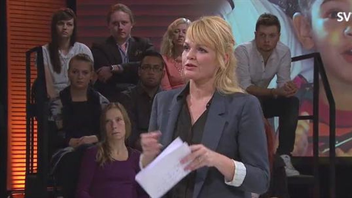 Belinda Olsson, programledare för SVT:s Debatt.