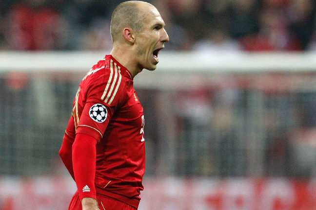 Arjen Robben gjorde två mål.