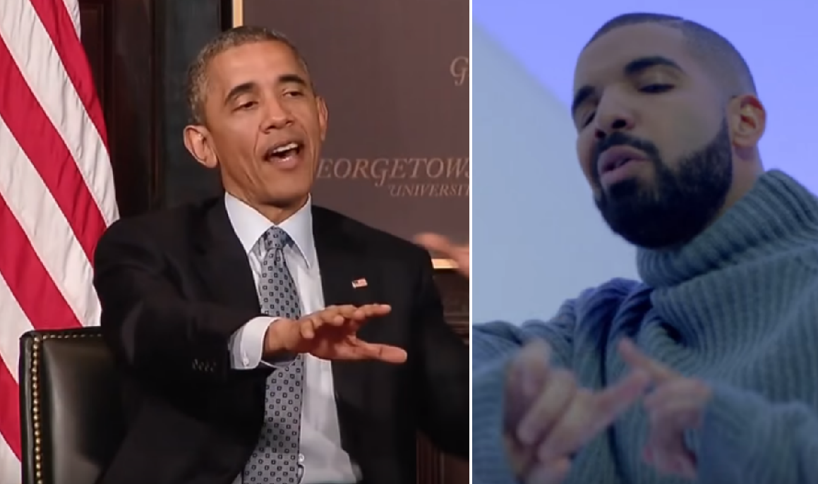 Cover, hotline bling, Barack Obama, Drake
