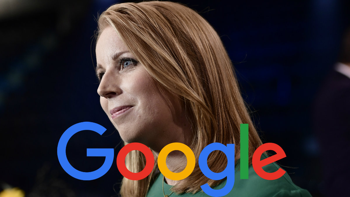 Annie Lööf, Google loggan.