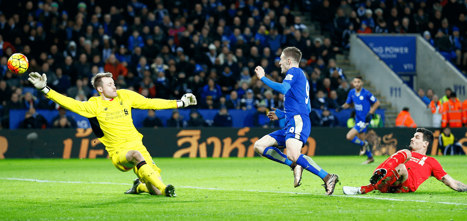Efter en 3–0-seger mot Stoke kom Liverpool på besök och Jamie Vardy ledde Foxes till en 2–0-seger. Efter en 3–0-seger mot Stoke kom Liverpool på besök och Jamie Vardy ledde Foxes till en 2–0-seger.