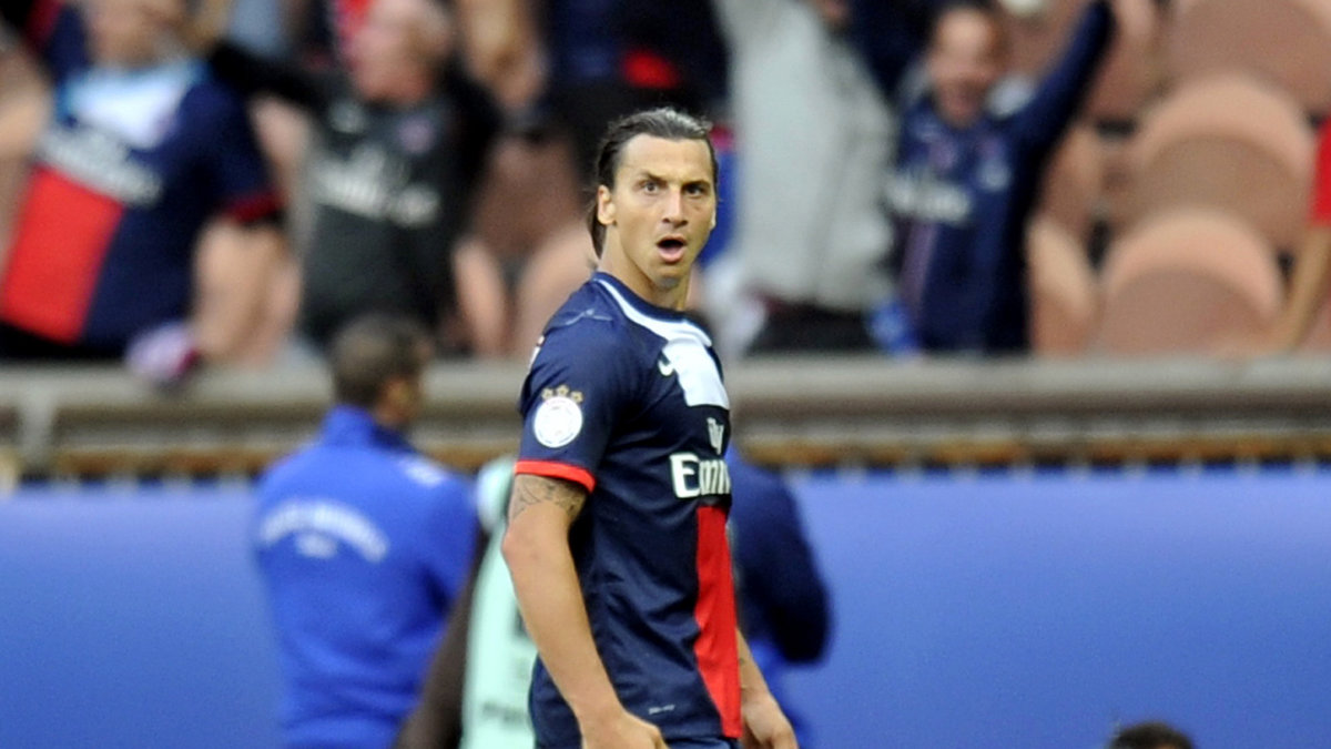 1. Zlatan Ibrahimovic, Paris Saint-Germain, tjänar 122 miljoner kronor per år. 