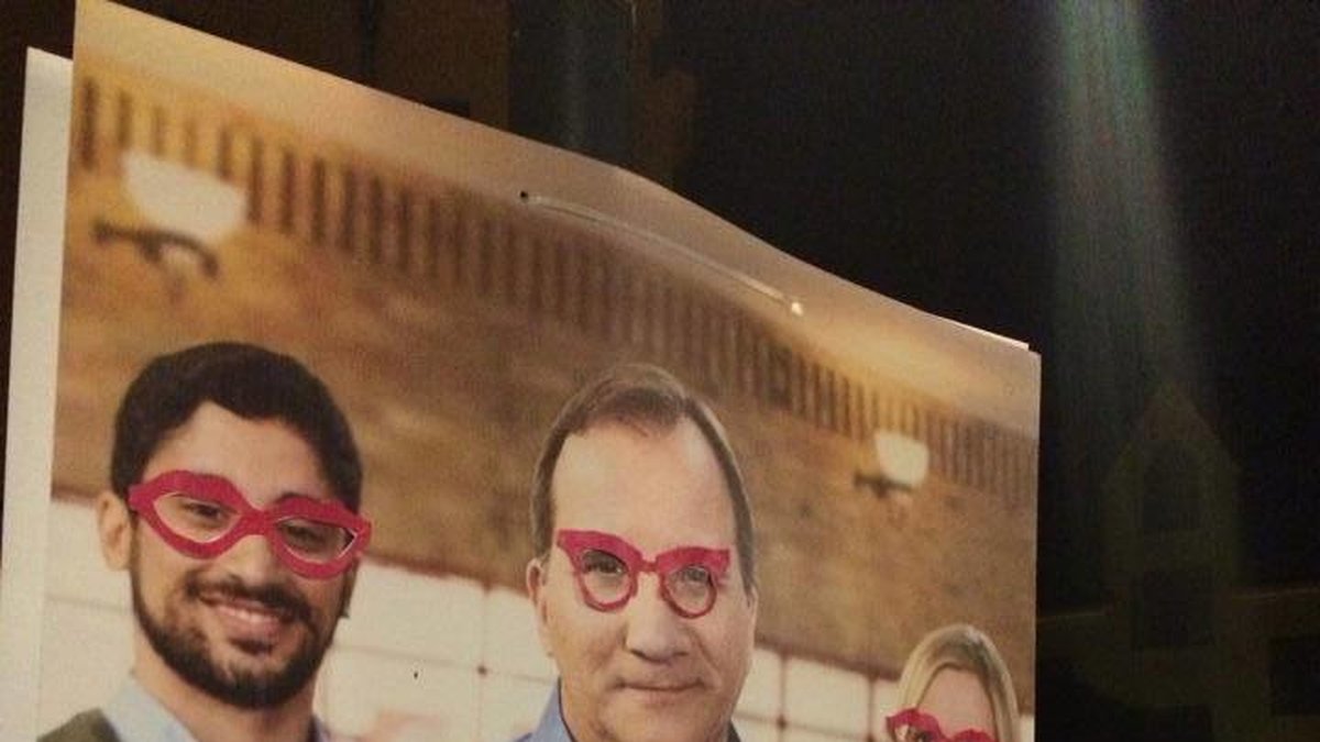 Rosa glasögon på Stefan Löfven