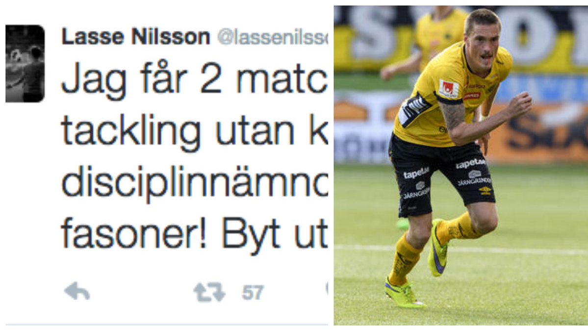 Lasse Nilsson går till attack mot disciplinnämnden. 