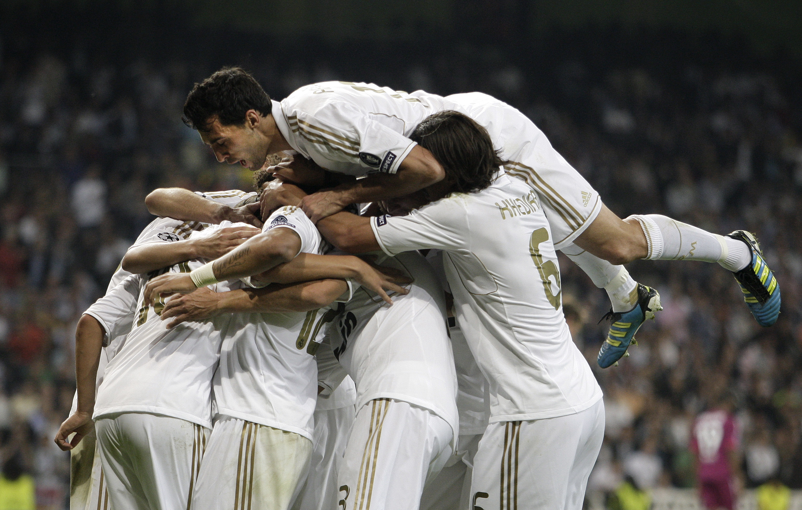 Real Madrid, Fotboll, Lyon, Kim Kallstrom, Champions League, Karim Benzema