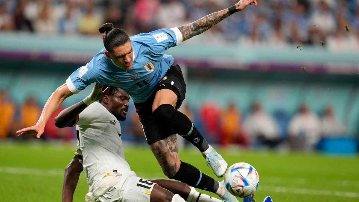 Daniel Amartey satte stopp för Uruguays slutspelsdrömmar.