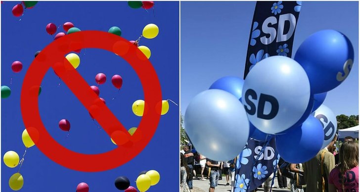 Sverigedemokraterna, Ballonger
