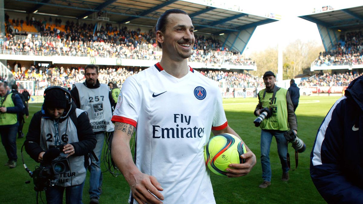 I dag säkrade Zlatan PSGs vinst i Ligue 1. 