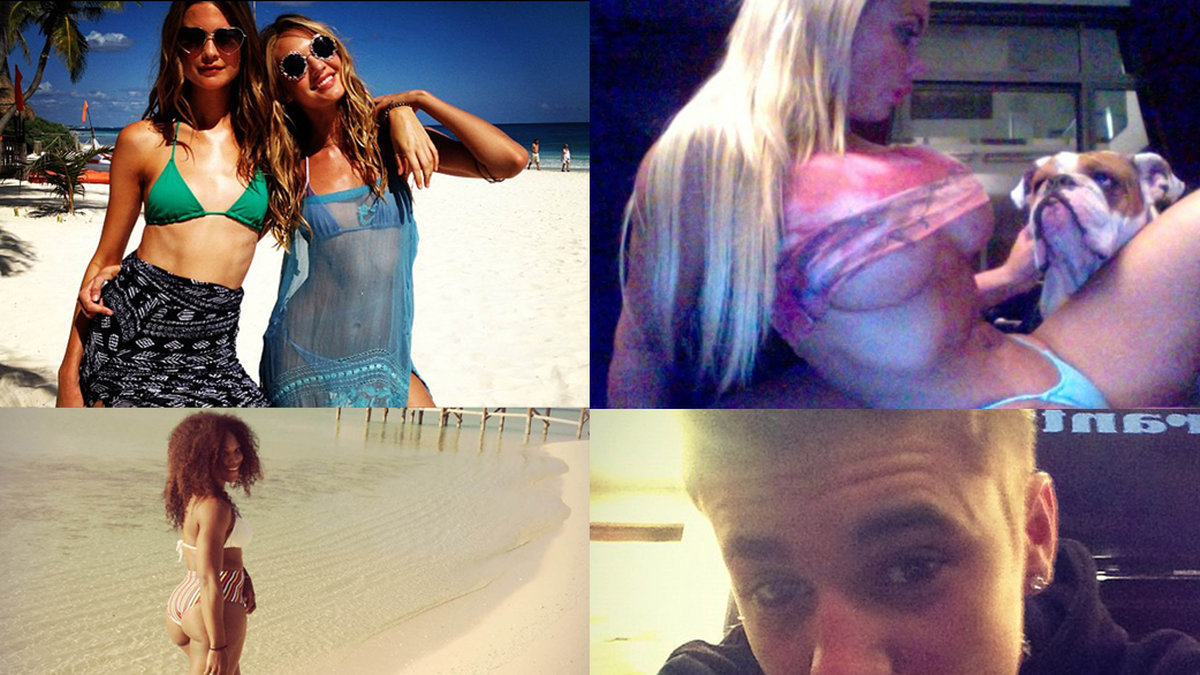 Candice Swanepoel på stranden, Coco är inte så förtjust i kläder, Serena Williams rockar stranden och Justin Bieber posar loss – kolla in veckans hetaste Twitterbilder. 