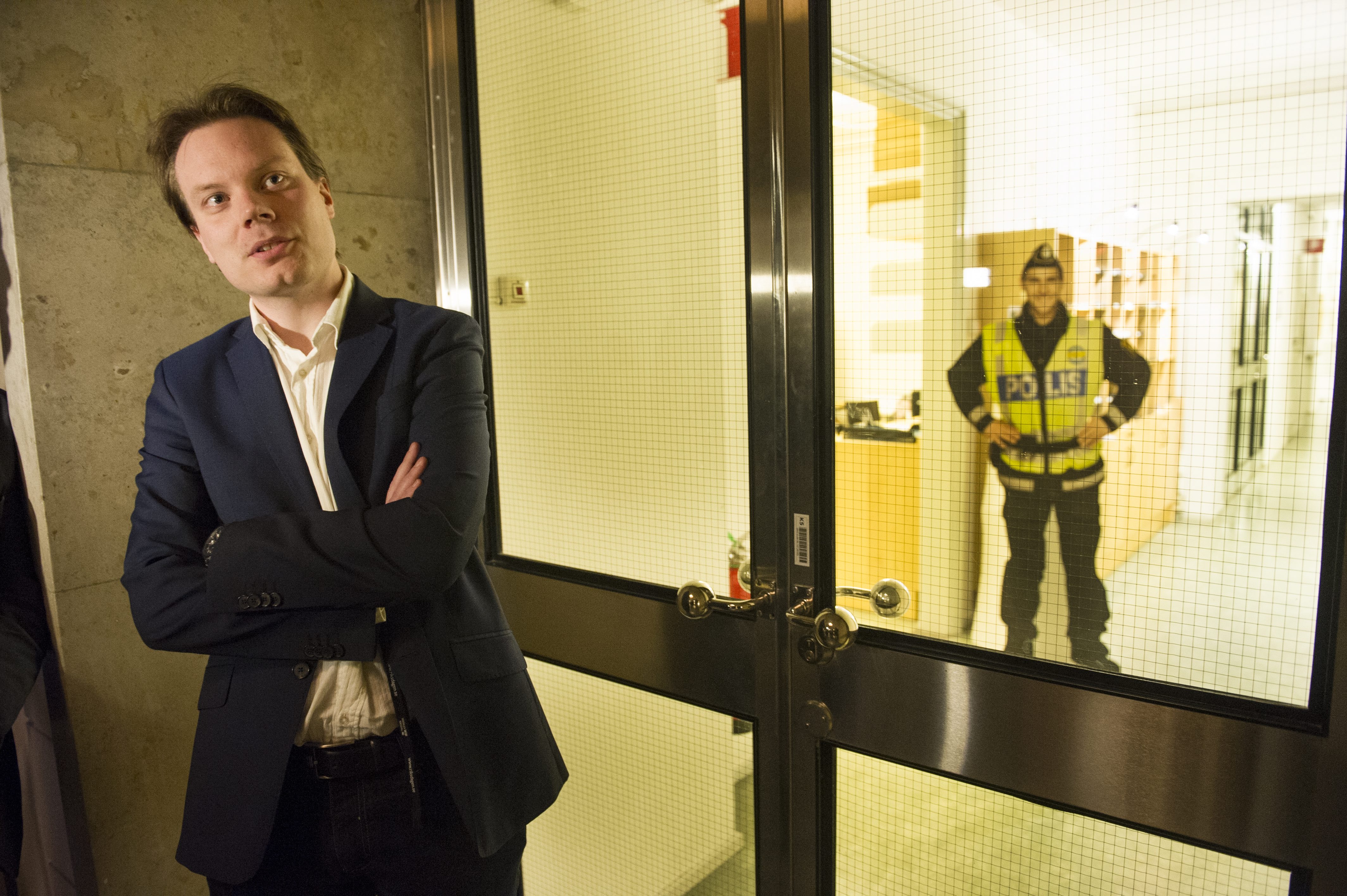 Martin Kinnunen, pressansvarig för Sverigedemokraterna.